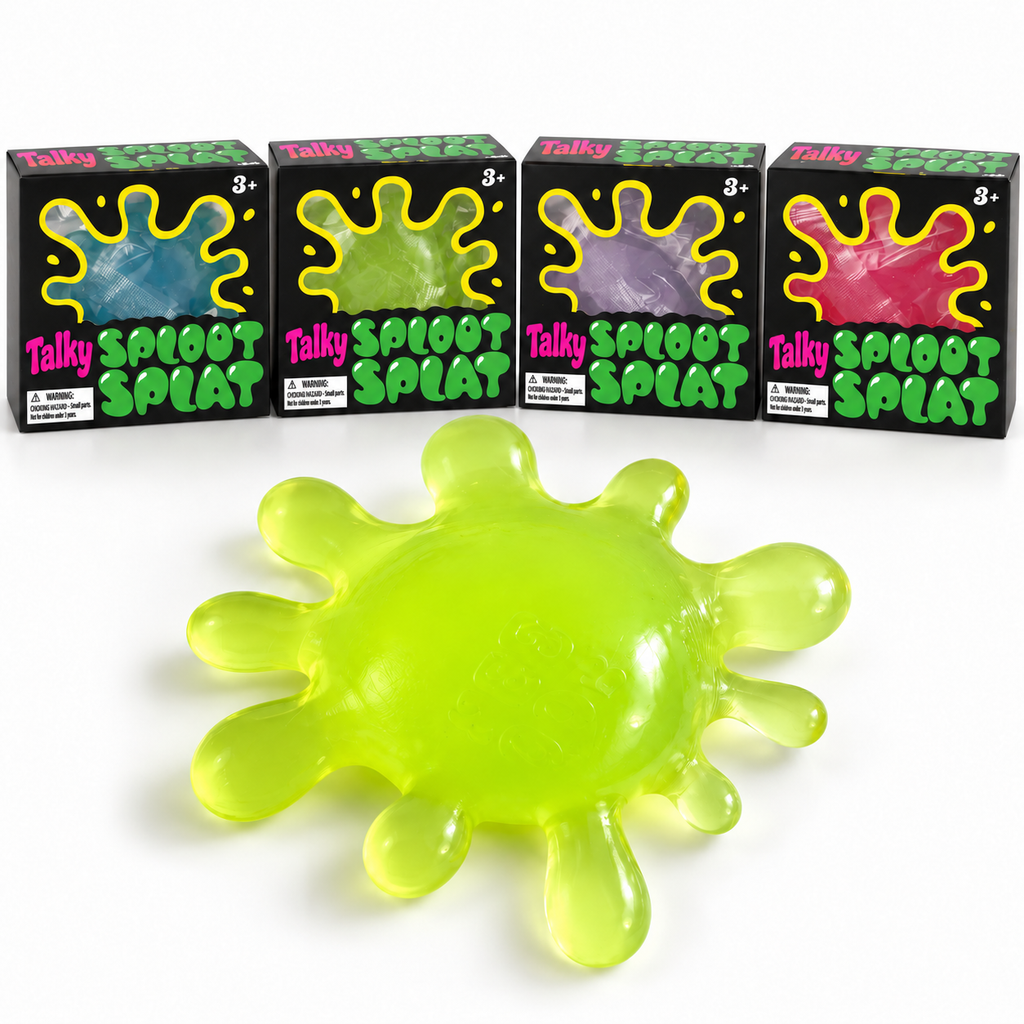 Splat Jel Squishy Oyuncak – Esneyen, Çekilen ve Yayılabilen Yumuşak Fidget Stres Oyuncağı, Çocuk ve Yetişkinler İçin Duyusal El Oyuncağı, Karışık Renk, 1 Adet
